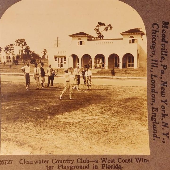 The neighborhood is named after this historic golf club which can be seen from the second floor.