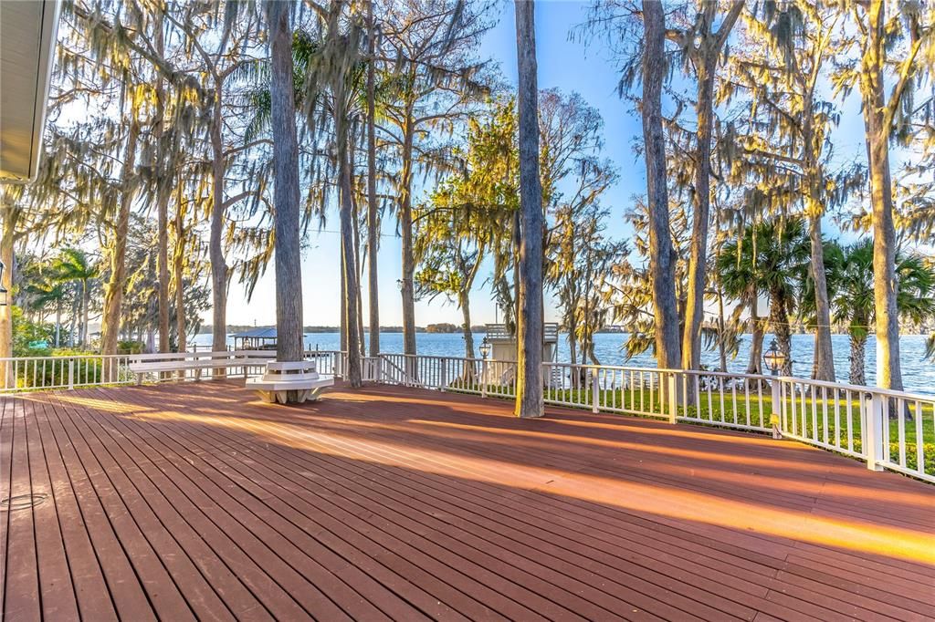 Expansive Deck with Lake Howell Views