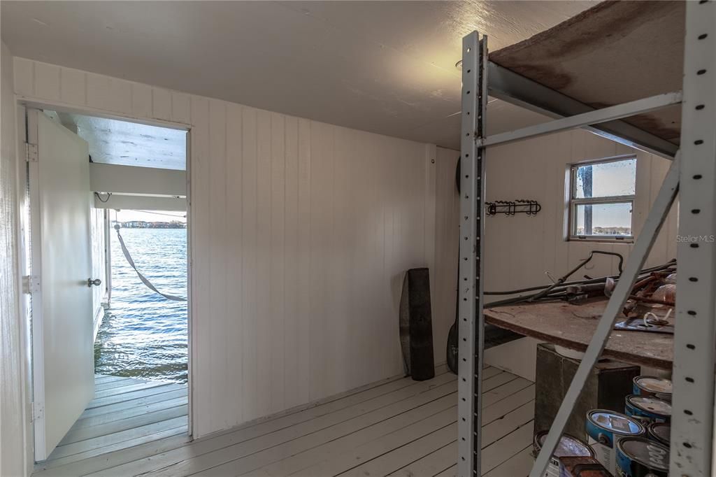 Storage Room in Boat House