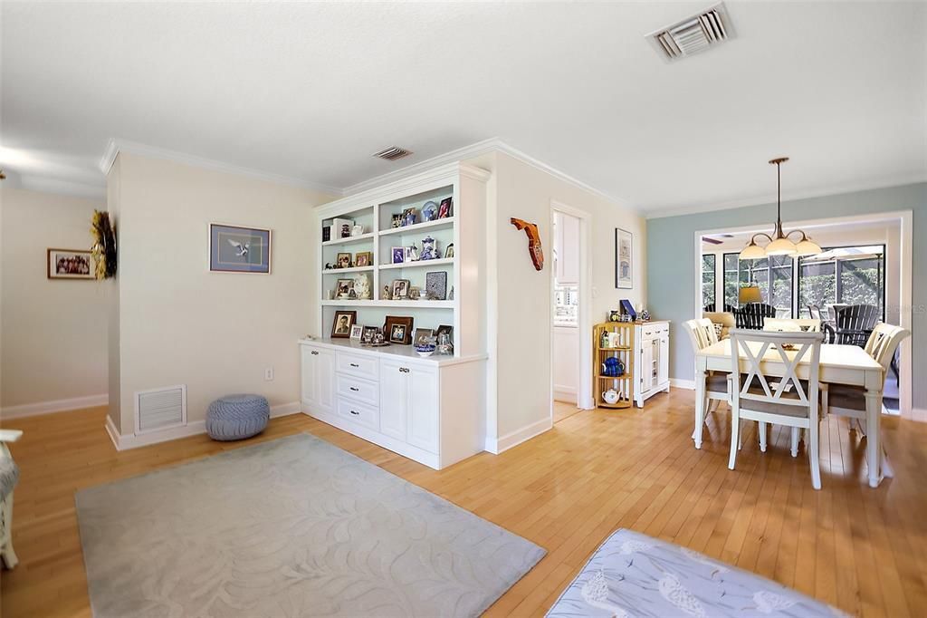 beautiful wood flooring in living areas