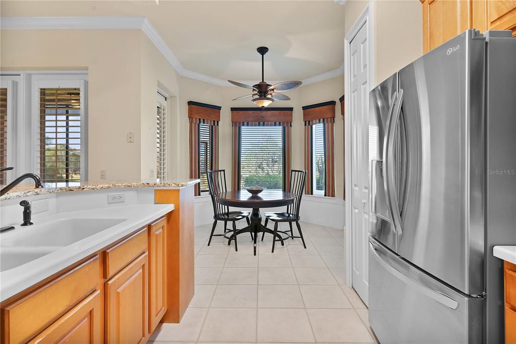 Kitchen with stainless steal appliances