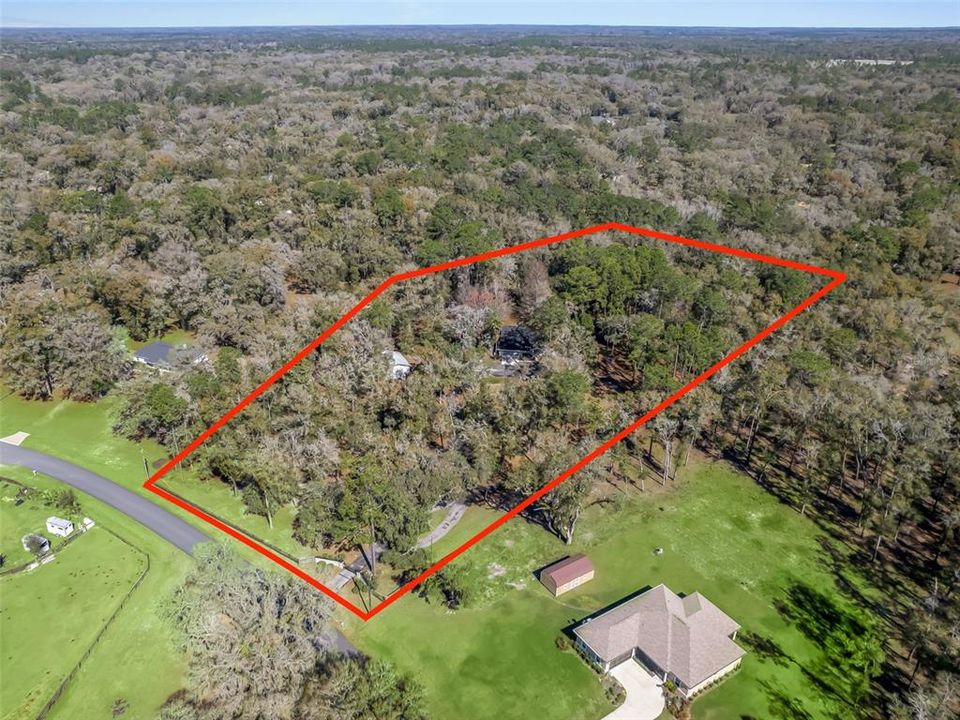 4.1 Acres with Centered Home