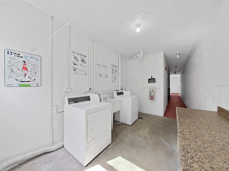 Convenient laundry room on same floor.