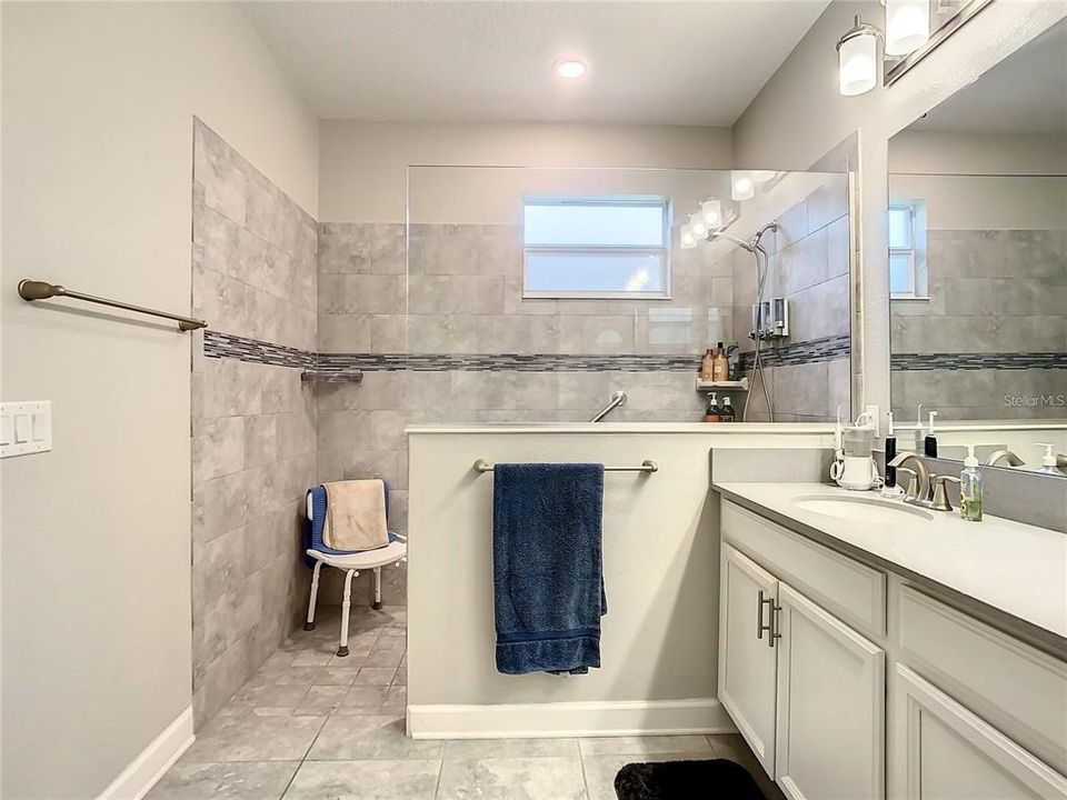 Large Walk-in Shower