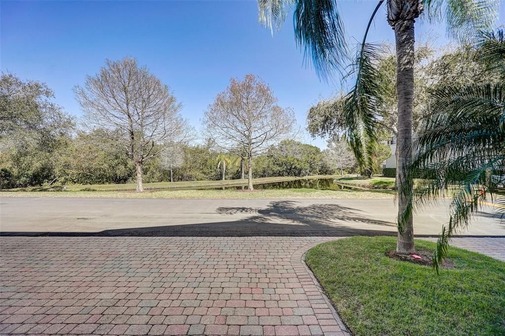 View looking from front of the townhome