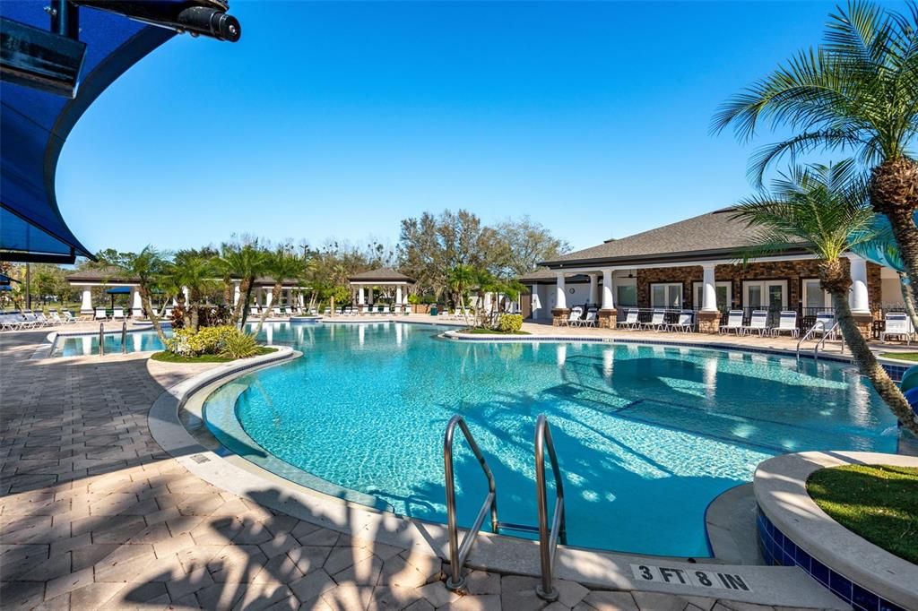 Huge resort style community pool