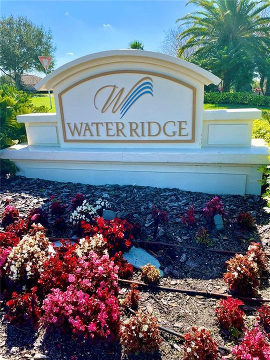 Water Ridge Sign