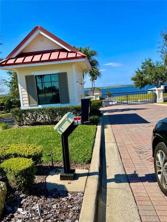 Entrance to Clubhouse and Lake Van