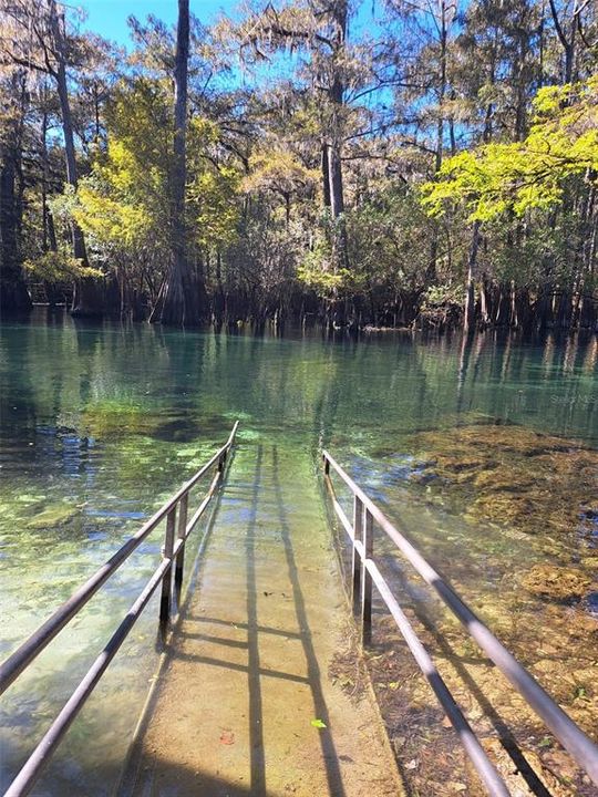 Ramp at Point Park to exit Ichetucknee after a nice tubing trip