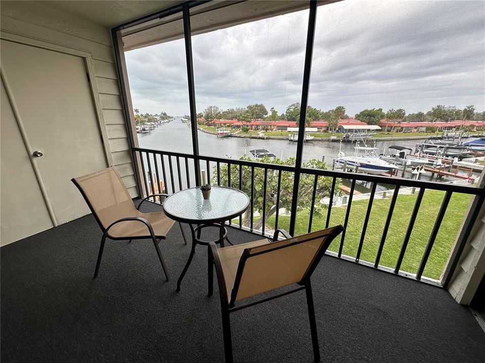 Lanai with Canal View