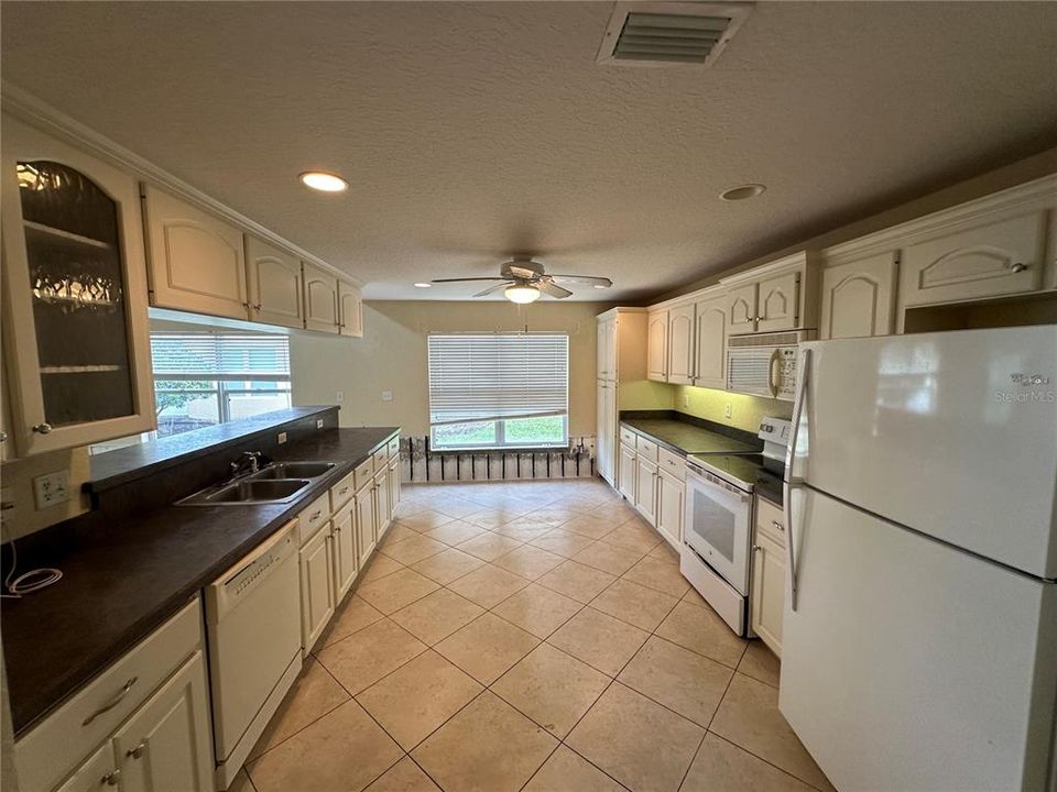 Open Kitchen w bar and plenty of storage