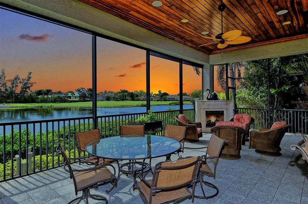 Screened lanais, perfect for enjoying the Florida sunshine and outdoor lifestyle.