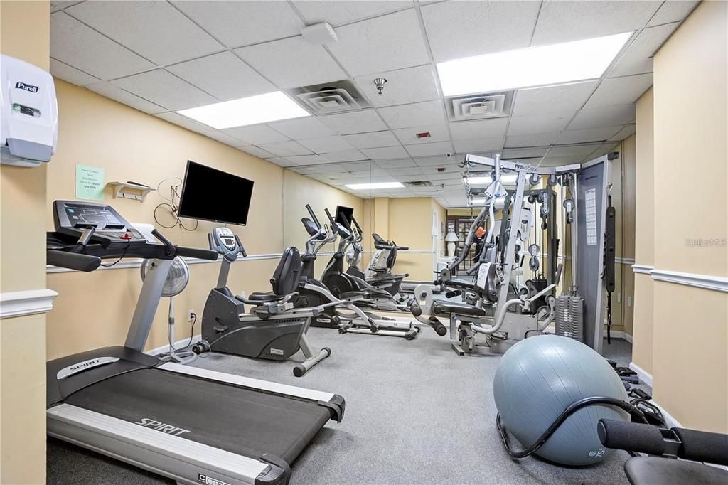 Well equipped Exercise Room