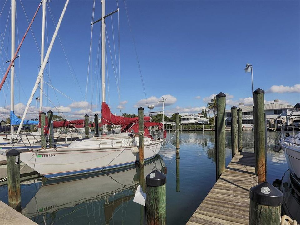 The Crow's Nest marina and restaurant offer peaceful views of the bay.