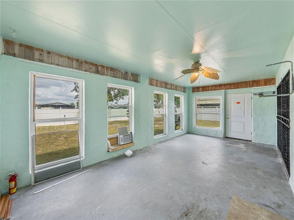 Bonus room located at the rear of the home....off the living room.