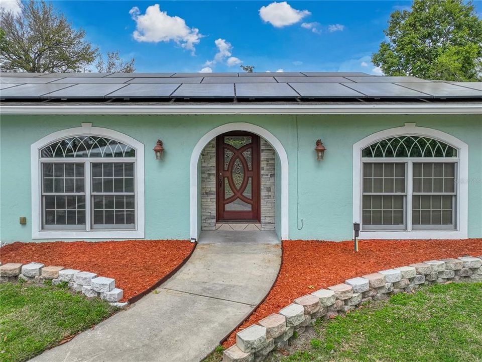 Front entrance into the home.