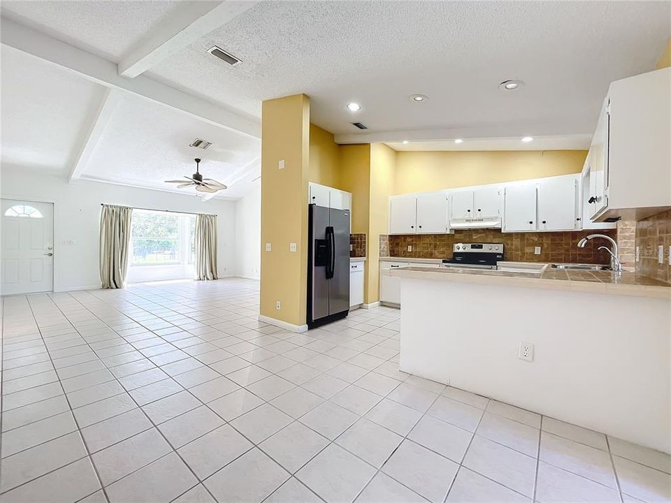 Bright and open kitchen