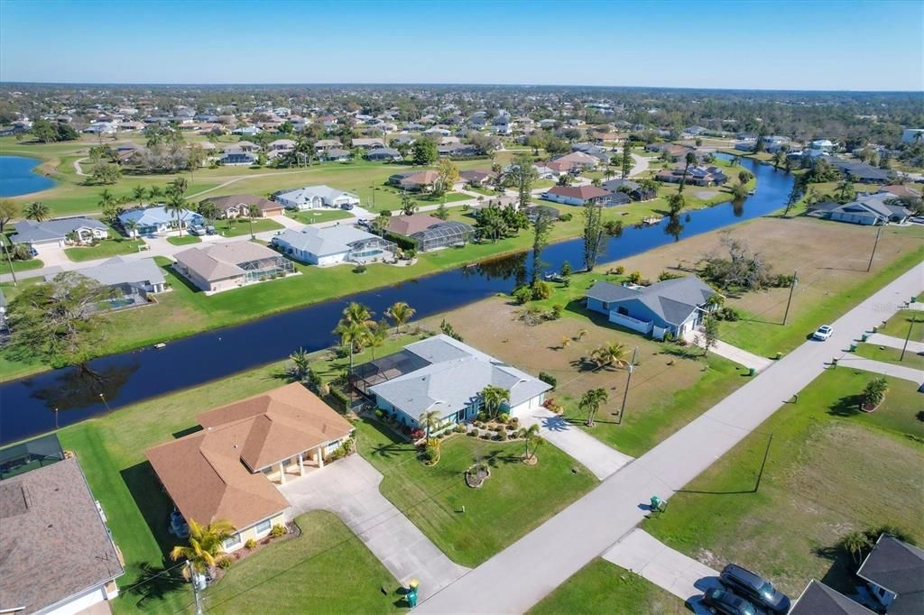 AERIAL SHOWING FRESHWATER CANAL