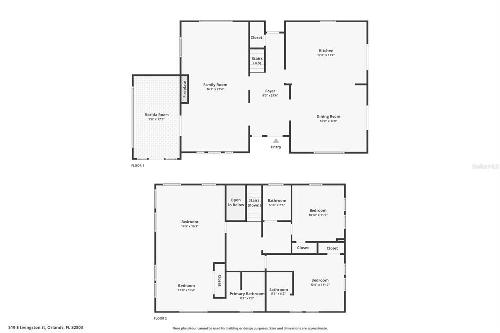 Combined floor plan Main House