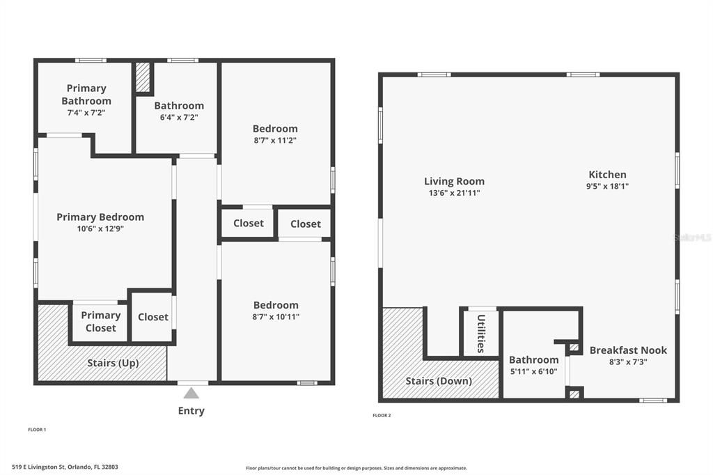 Combined floor plan - Carriage House