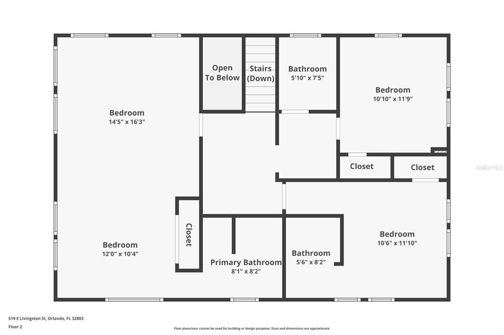 2nd floor plan - Main House