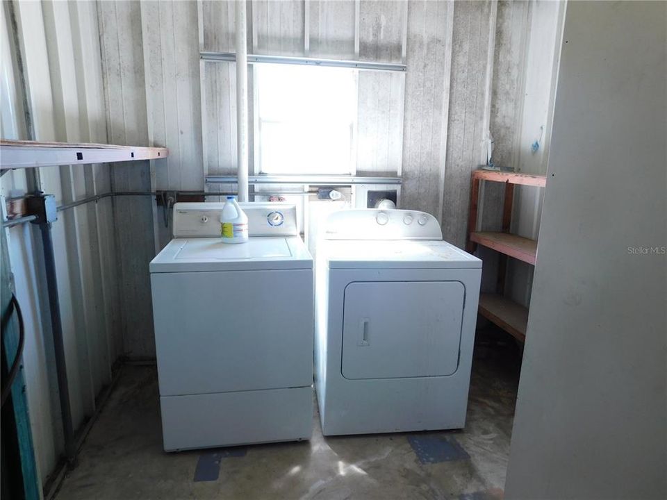 Washer/Dryer shed
