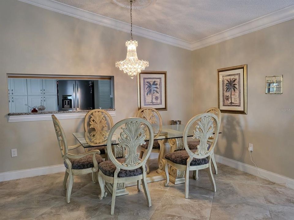 Dining room (chandelier does NOT convey)