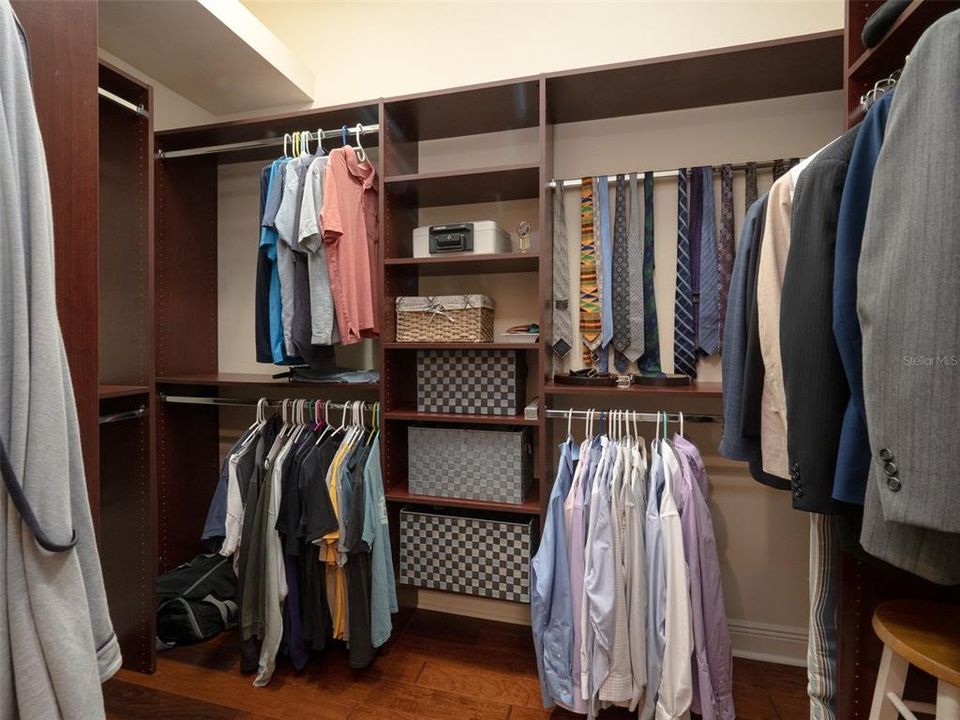 SECOND OF TWO WALK IN CLOSETS IN OWNER'S SUITE