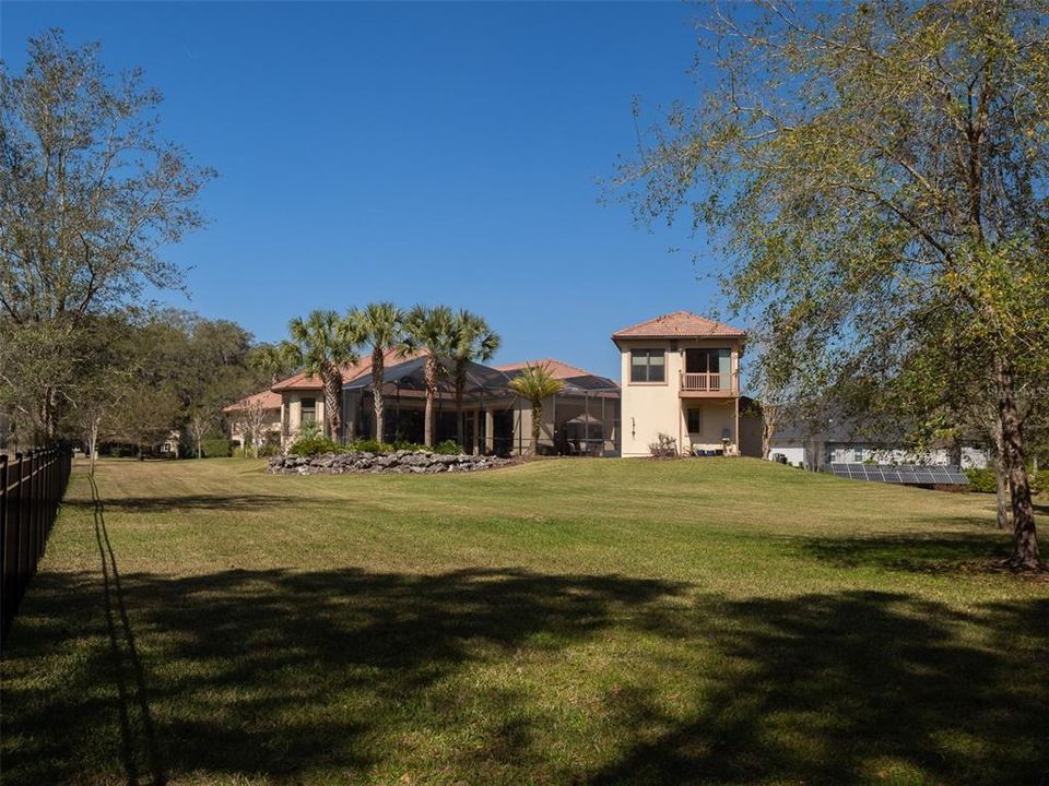 LOOKING BACK TO HOUSE FROM BACK OF PROPERTY