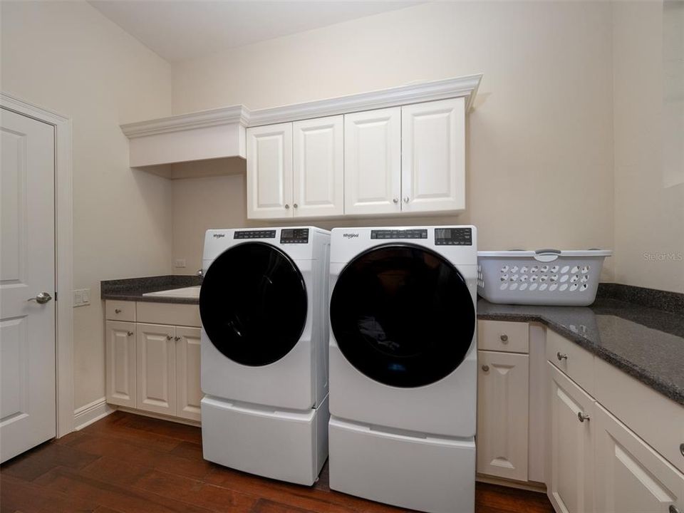 LARGE LAUNDRY WITH NEW WASHER AND DRYER