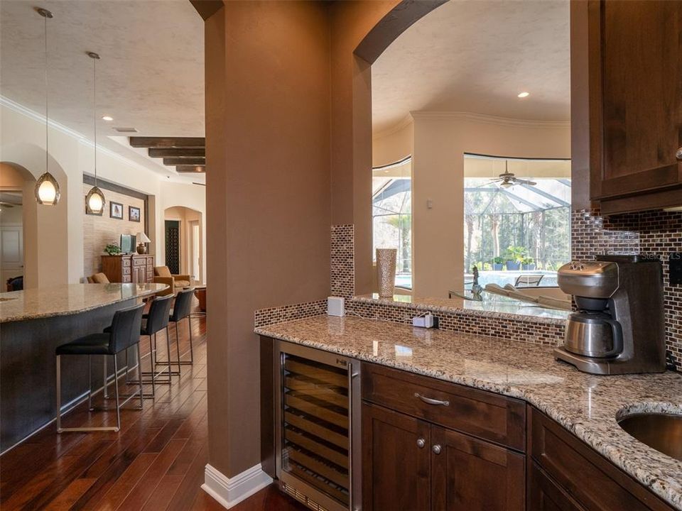 ANOTHER VIEW OF WET BAR AREA