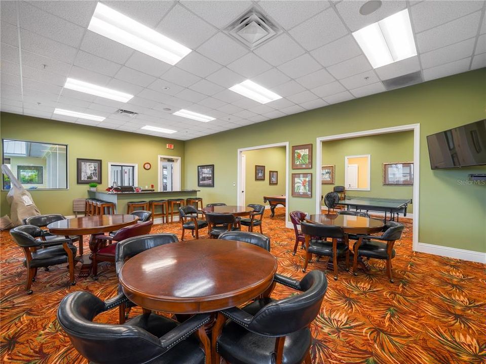 Clubhouse - card room