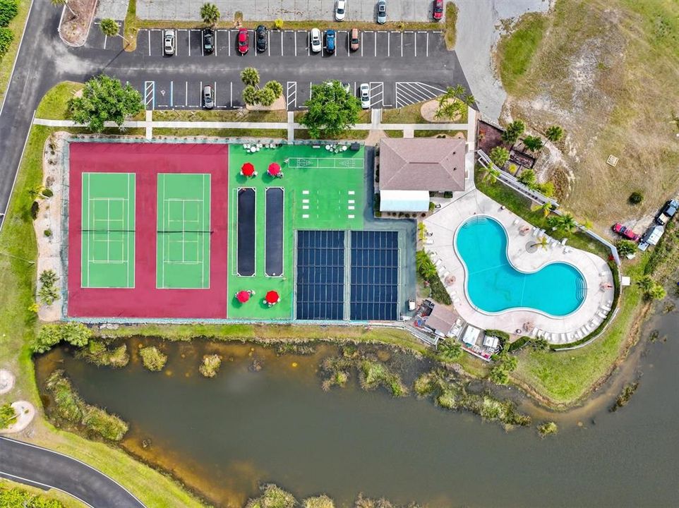 Tennis courts, Clubhouse, Pickle Ball, heated pool - it's all here for your enjoyment!