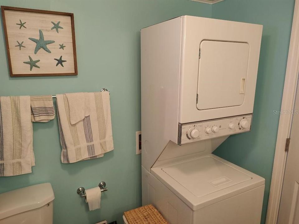 Bathroom with laundry