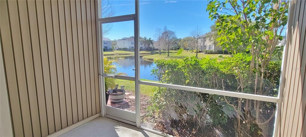 Screened patio