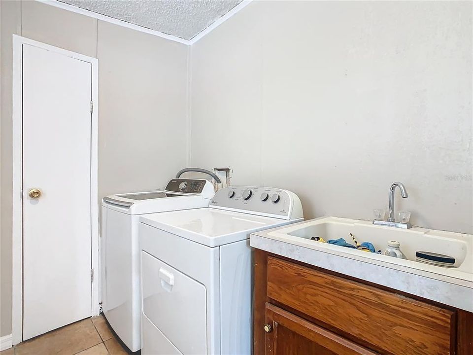 Inside Laundry Room- washer and dryer do not convey