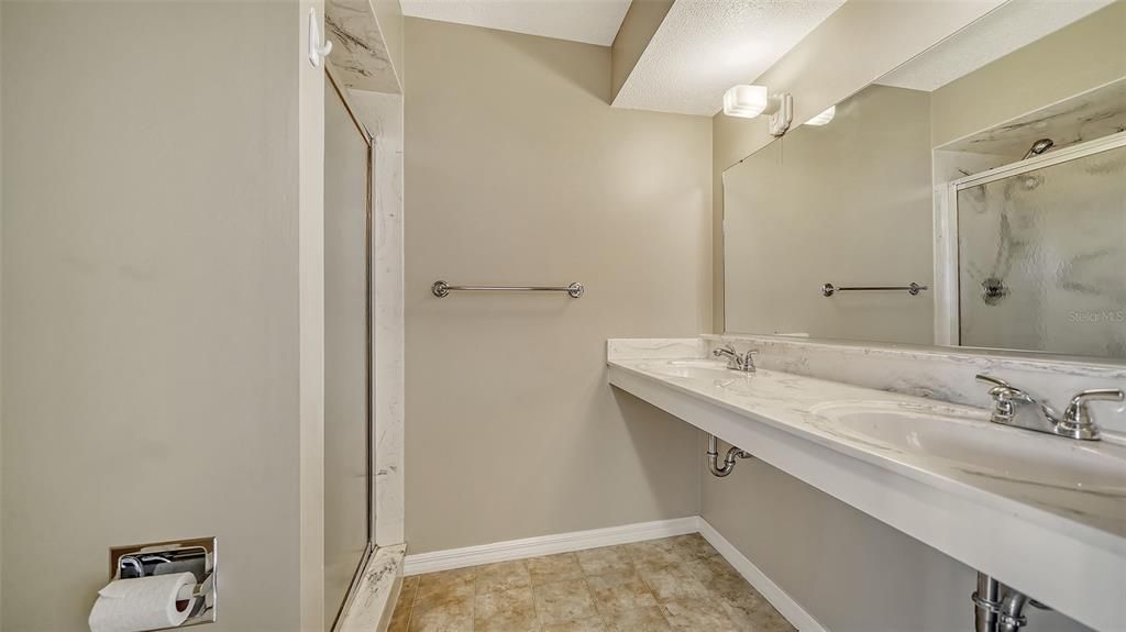 Primary Ensuite Bathroom with walk in shower