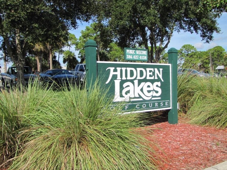 Located on Hidden Lakes Golf Club