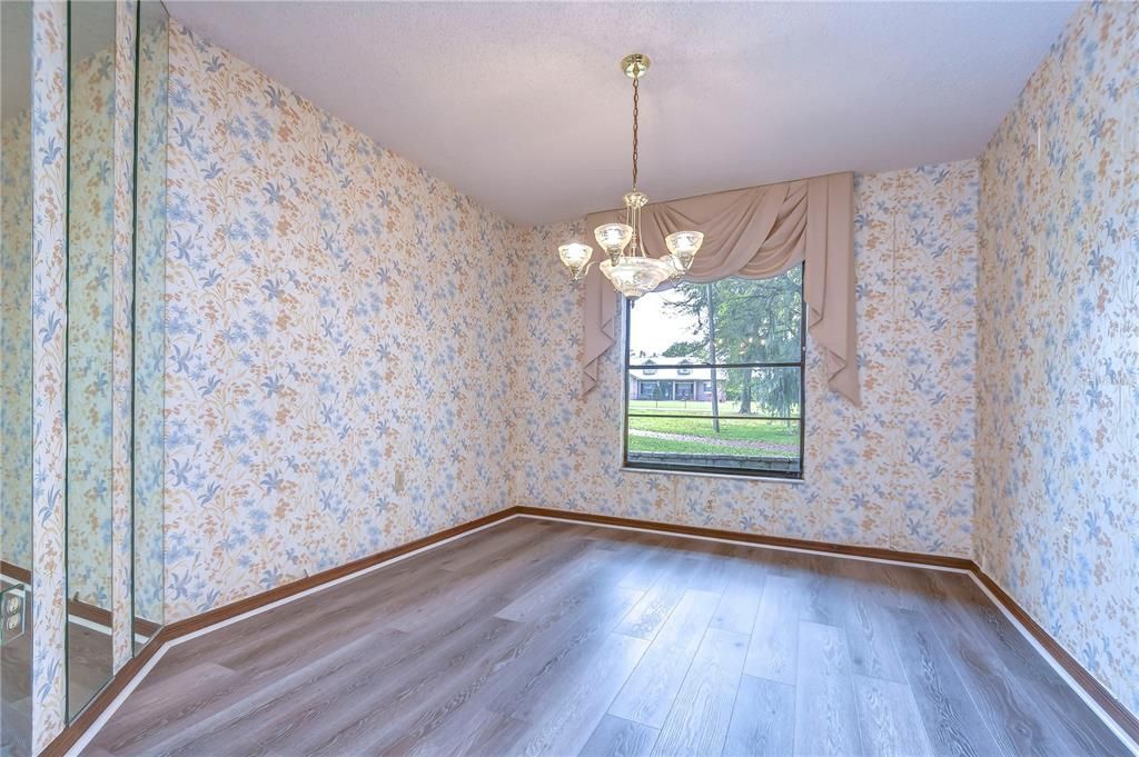 Formal dining room at front of home!