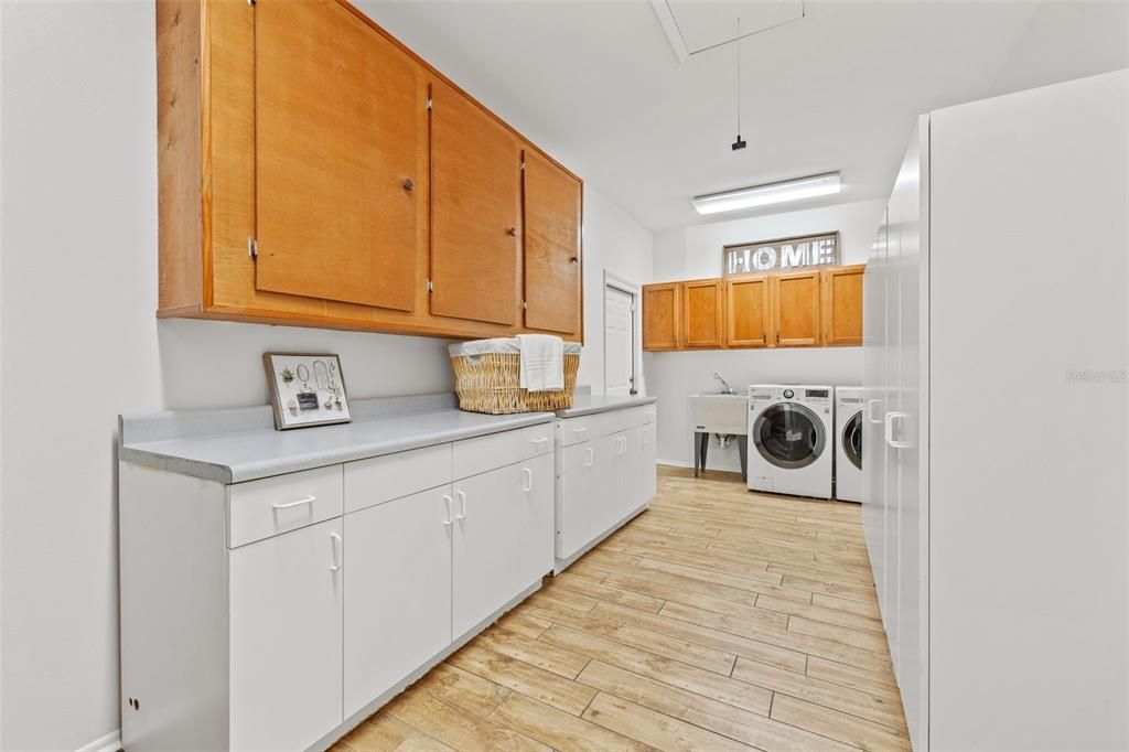 Laundry room bigger than most bedrooms