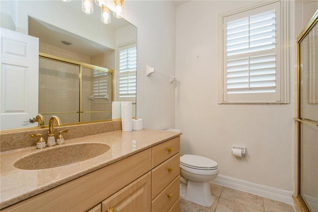 2nd bathroom with walk in shower