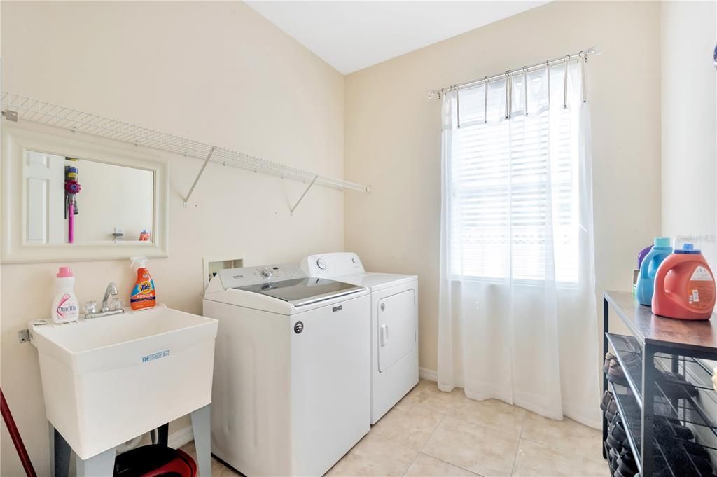 Large First floor Laundry room