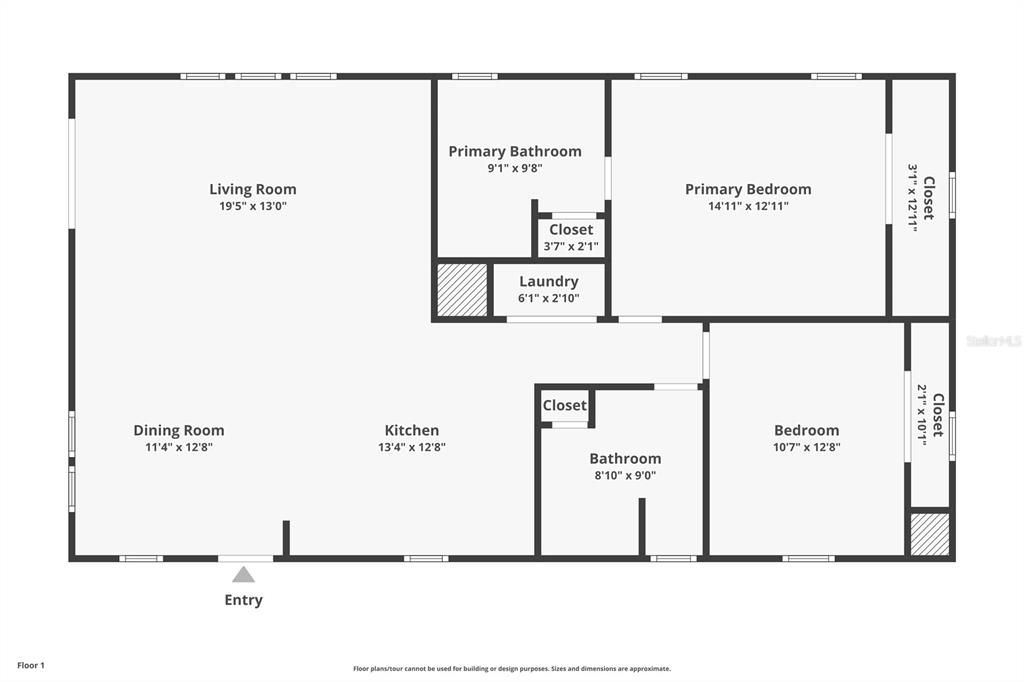 Active With Contract: $318,000 (2 beds, 2 baths, 1296 Square Feet)