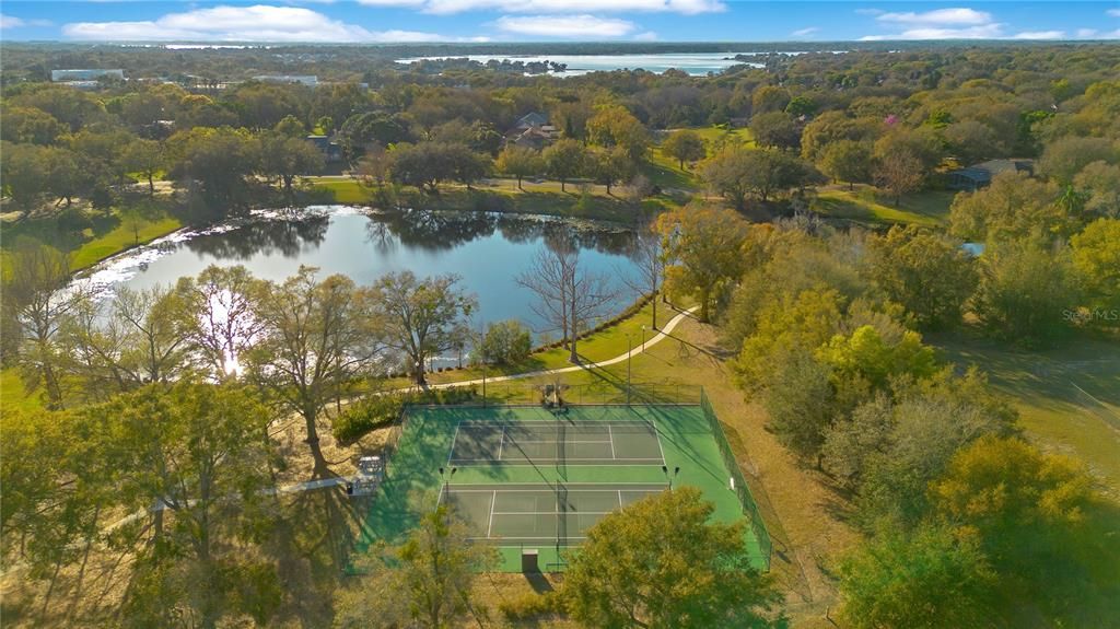 Community Lake and Tennis Courts