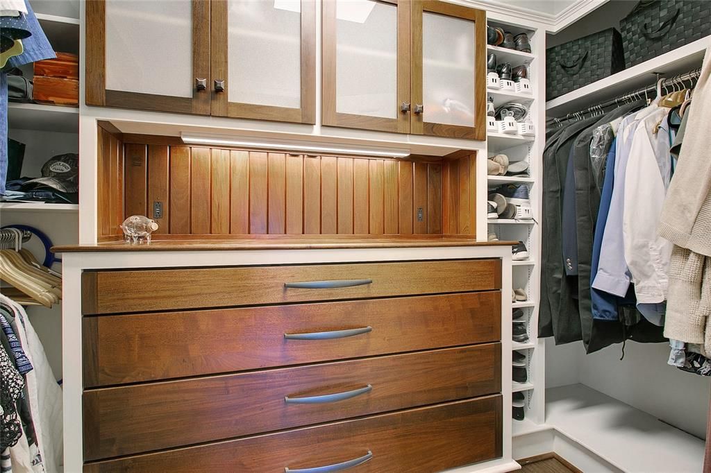 Well Designed Closet Dresser with Hidden Cedar Storage