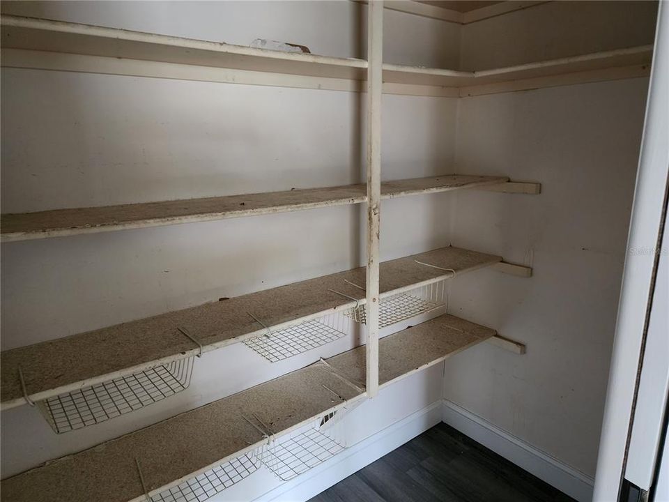 LARGE WALK IN PANTRY