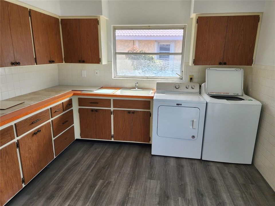 EXTRA LARGE LAUNDRY ROOM WITH PLENTY OF STORAGE