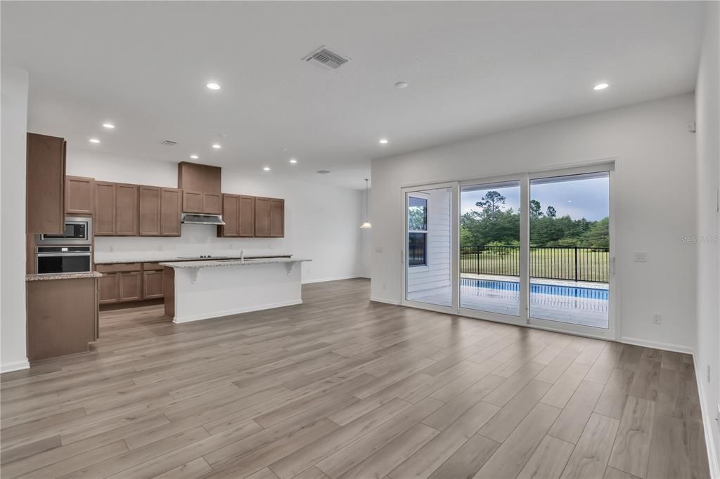 Kitchen/Family Room/Dining Area