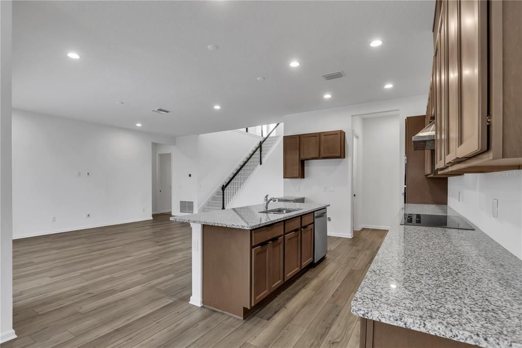 Kitchen view from dining area