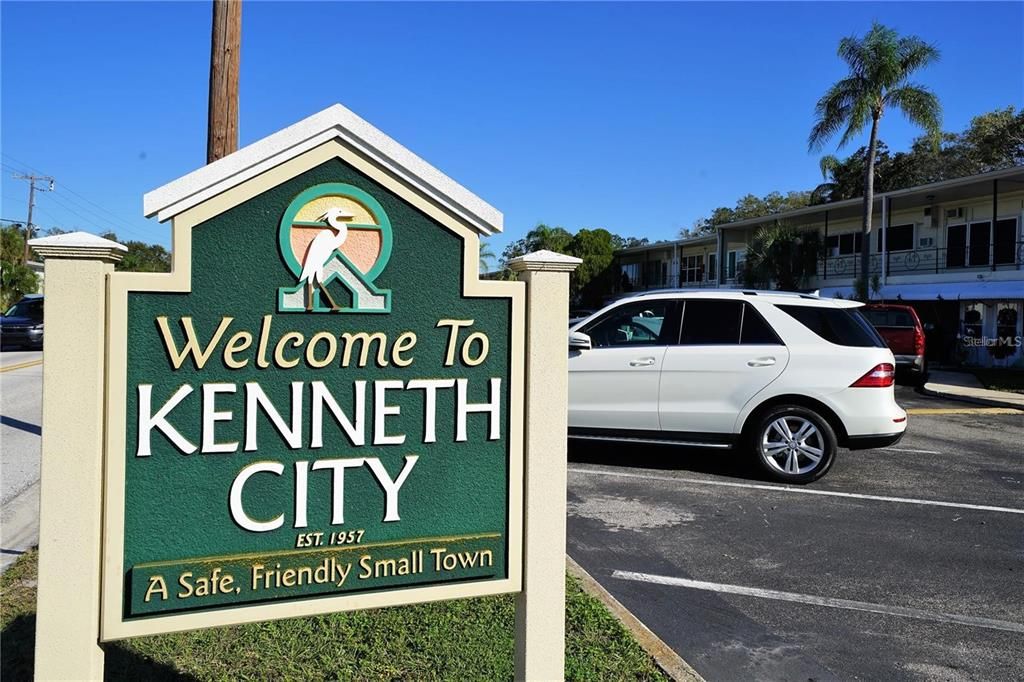 ENTRANCE SIGN BY COMMUNITY CLUBHOUSE